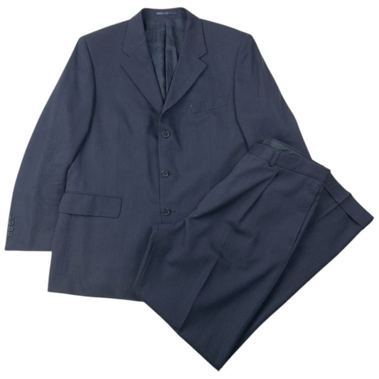 Vintage 90s YSL Yves Saint Laurent Jacket & Trousers Suit Set Size XL