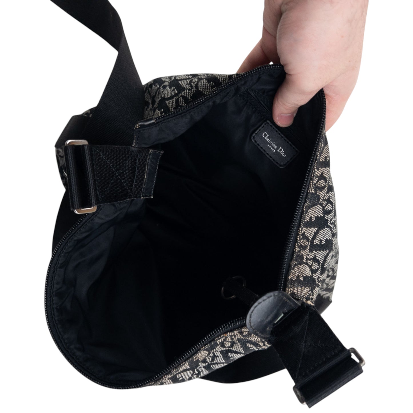 Vintage 2004 Dior Monogram Crossbody Shoulder Bag