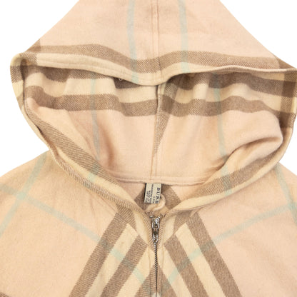 Vintage 2000s Burberry Nova Check Tassel Trim Poncho