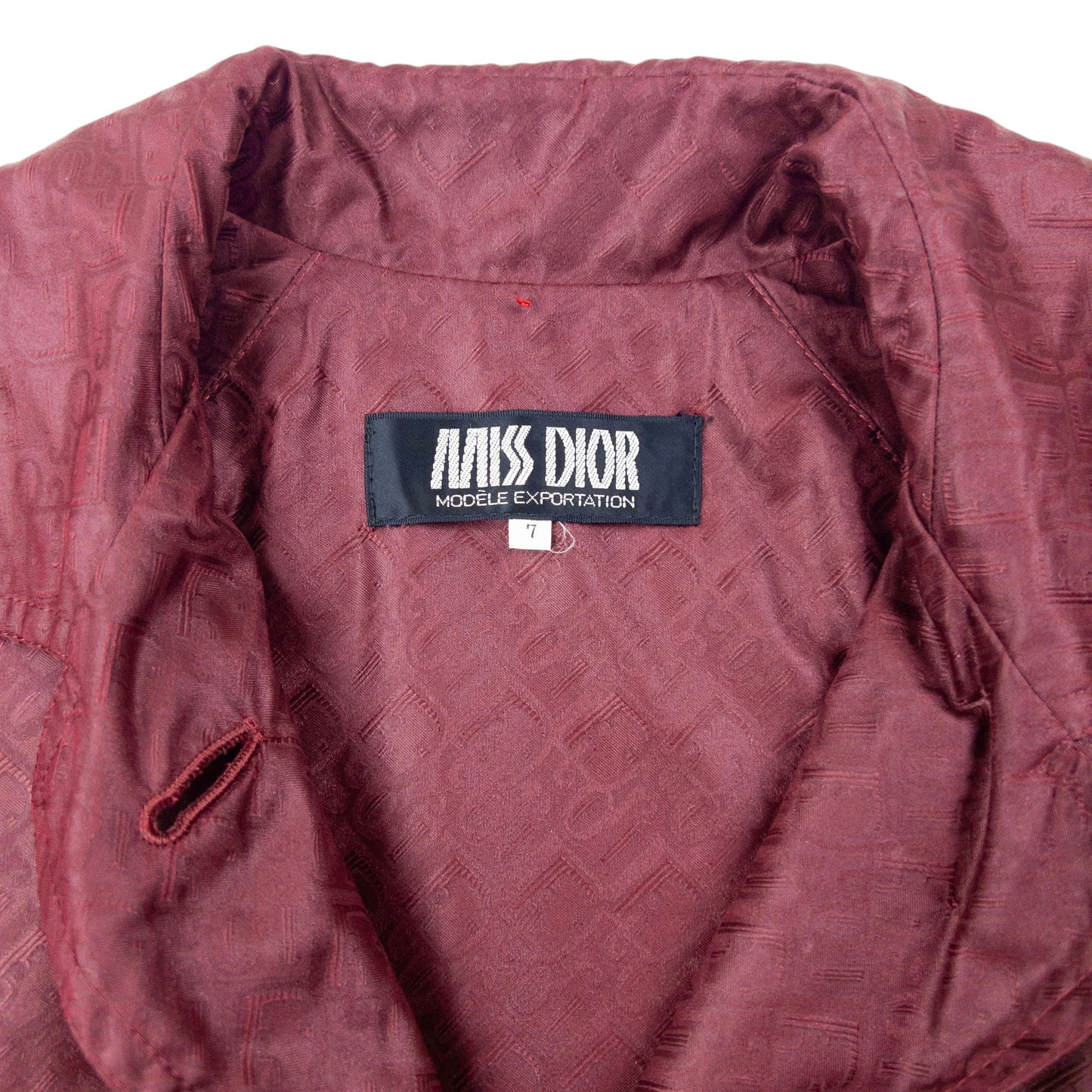Vintage 70s Dior Monogram Jacket Womens Size L