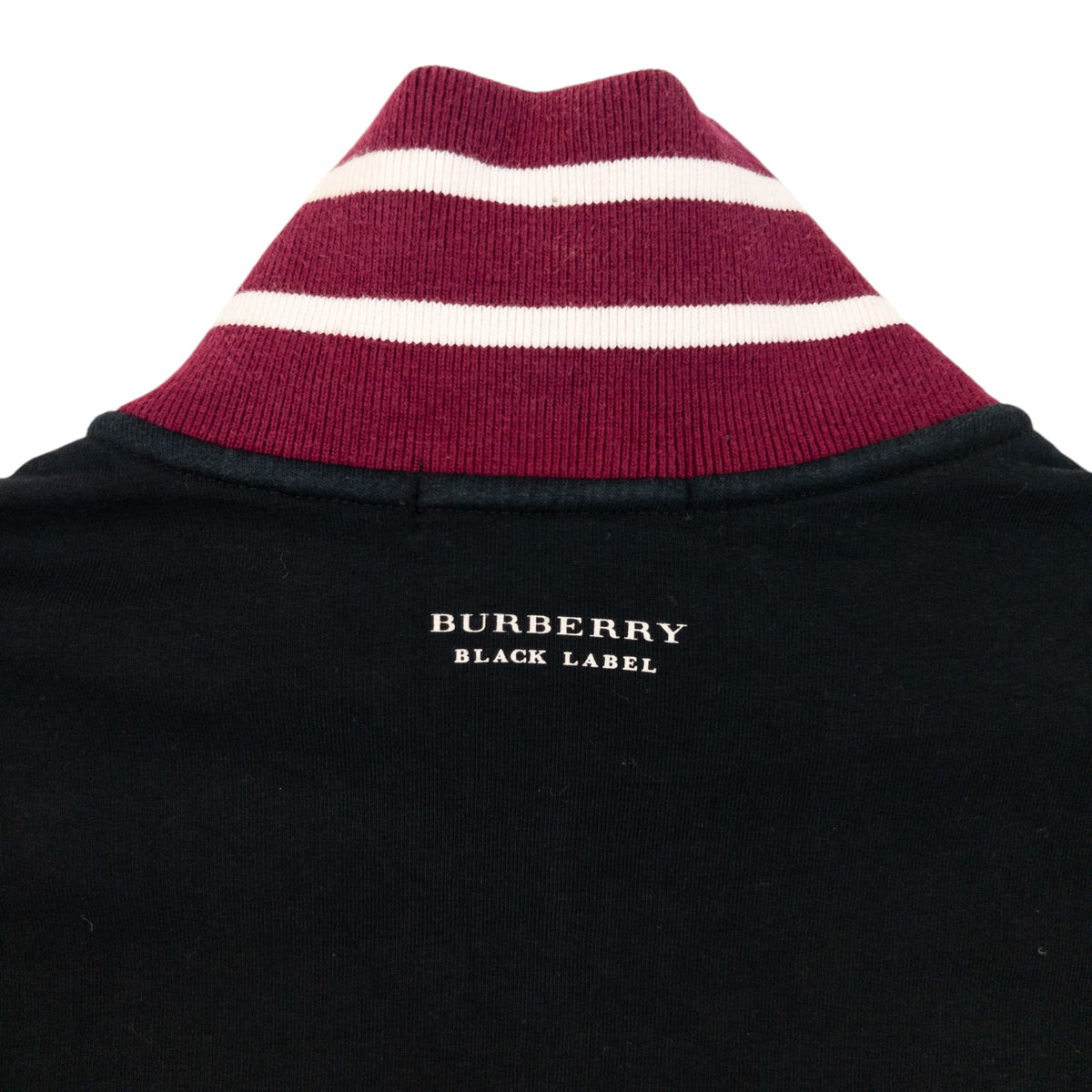 Vintage 2000s Burberry Black Label Zip Up Sweatshirt Size M