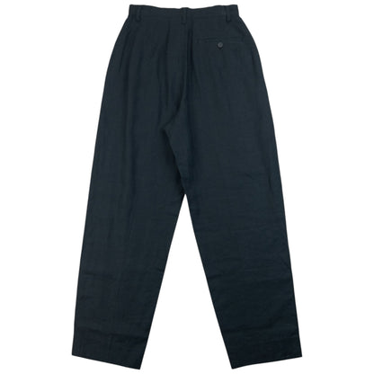Vintage 90s Issey Miyake Pleated Linen Trousers Size W24