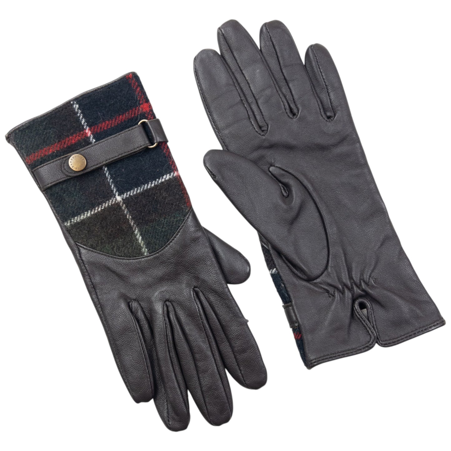 Vintage Barbour Leather Gloves Womens Size M