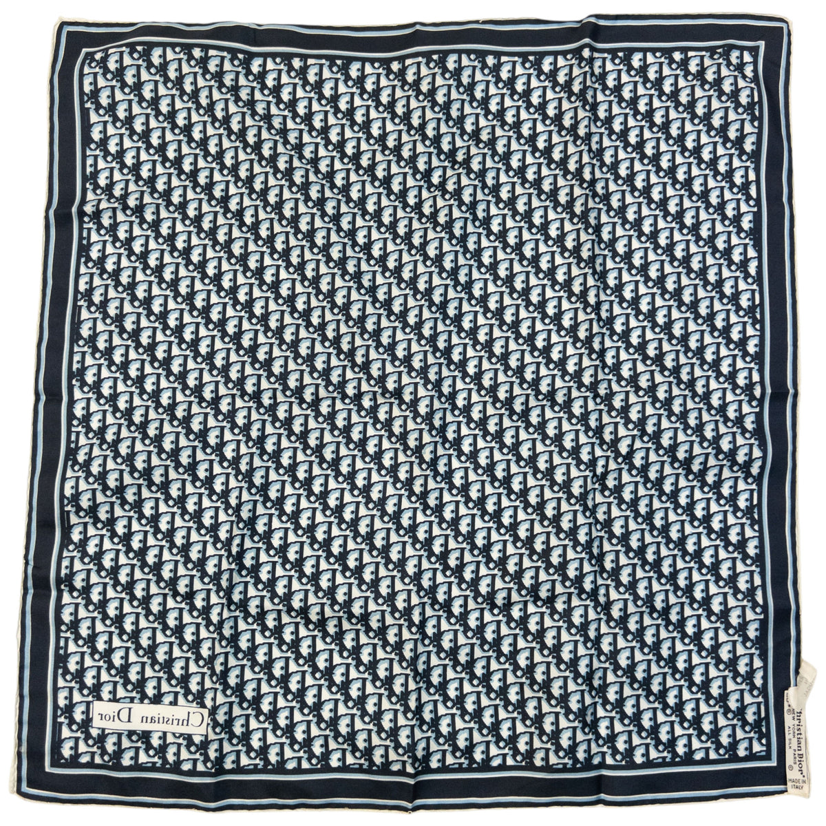 Vintage 2000s Dior Monogram Silk Scarf