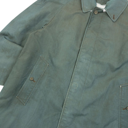 Vintage 90s Burberry Iridescent Trench Jacket Size M