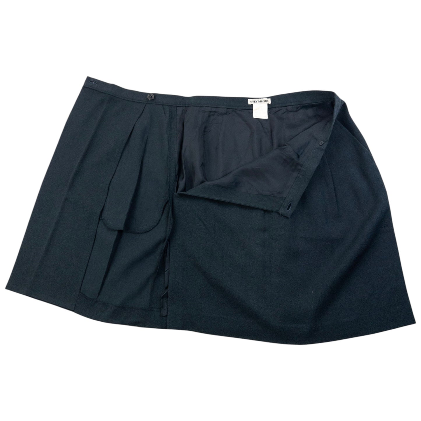 Vintage 90s Issey Miyake Wool Skirt Womens Size W24
