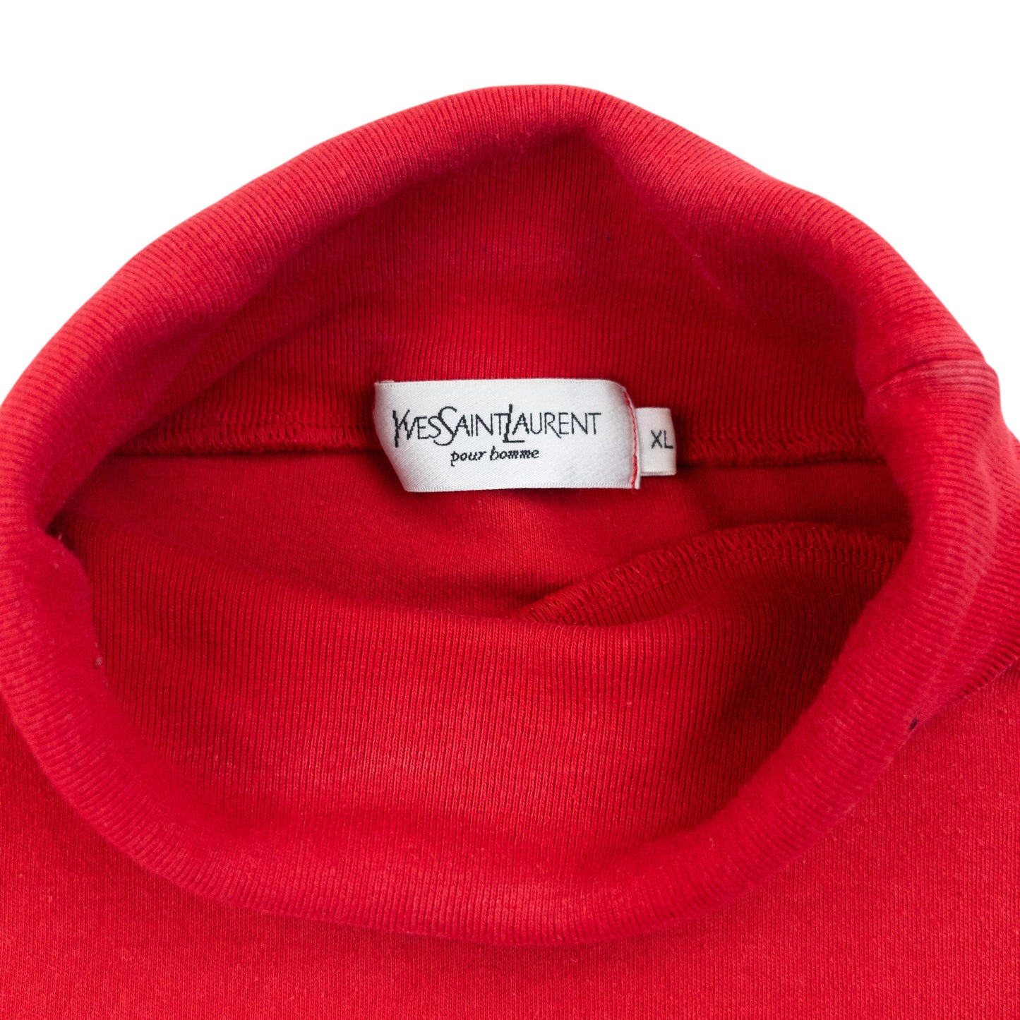 Vintage 2000s YSL Yves Saint Laurent Turtleneck Jumper Size XL