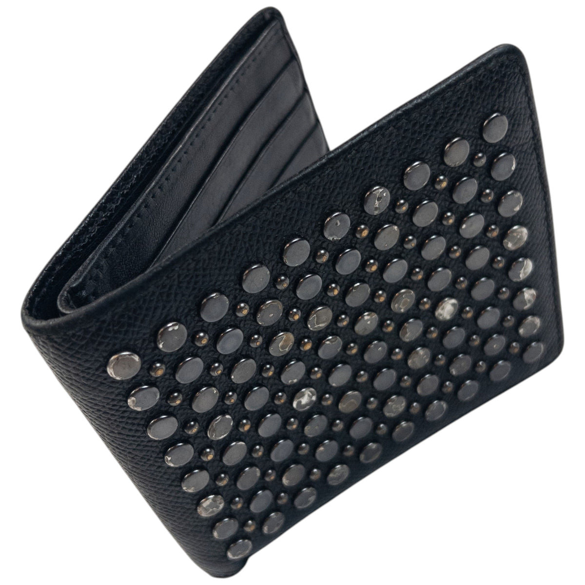 Vintage 2000s Burberry Studded Leather Wallet