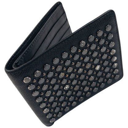 Vintage 2000s Burberry Studded Leather Wallet