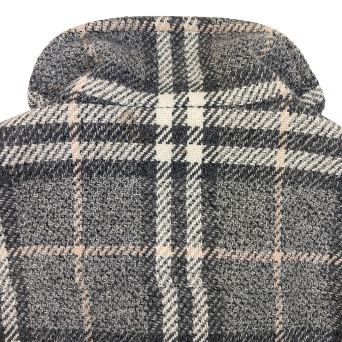 Vintage 2000s Burberry Nova Check Wool Duffle Jacket Womens Size M