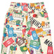 Vintage 90s Moschino Jeans Monopoly Parody Print Trousers Womens Size W24