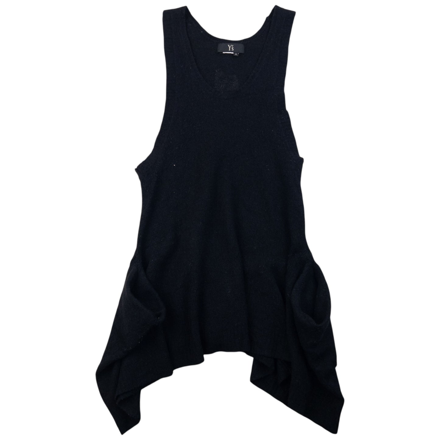 Vintage 90s Yohji Yamamoto Wool Vest Top Womens Size S