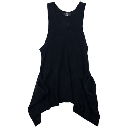 Vintage 90s Yohji Yamamoto Wool Vest Top Womens Size S