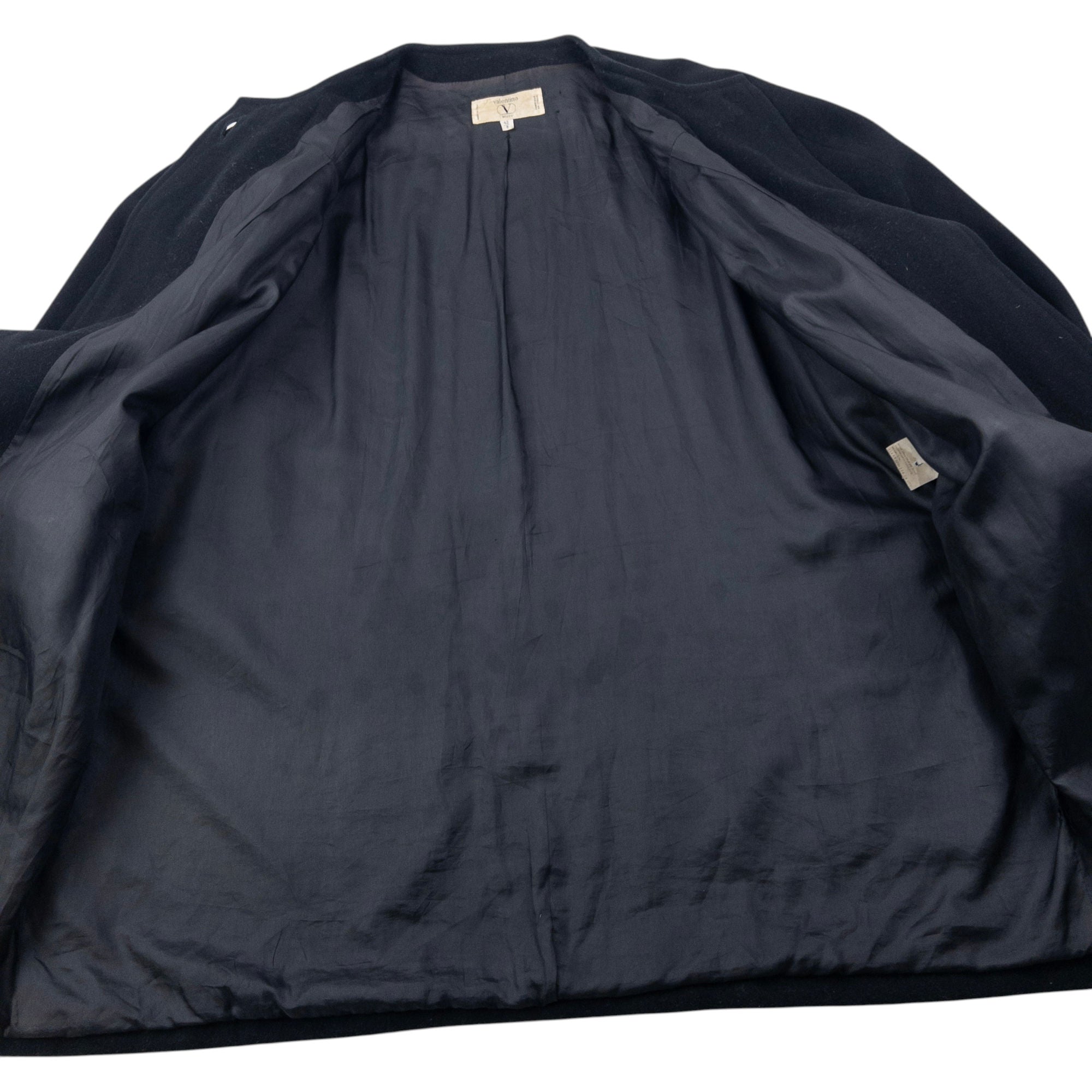 Vintage 80s Valentino Miss V Longline Wool Jacket Womens Size XL