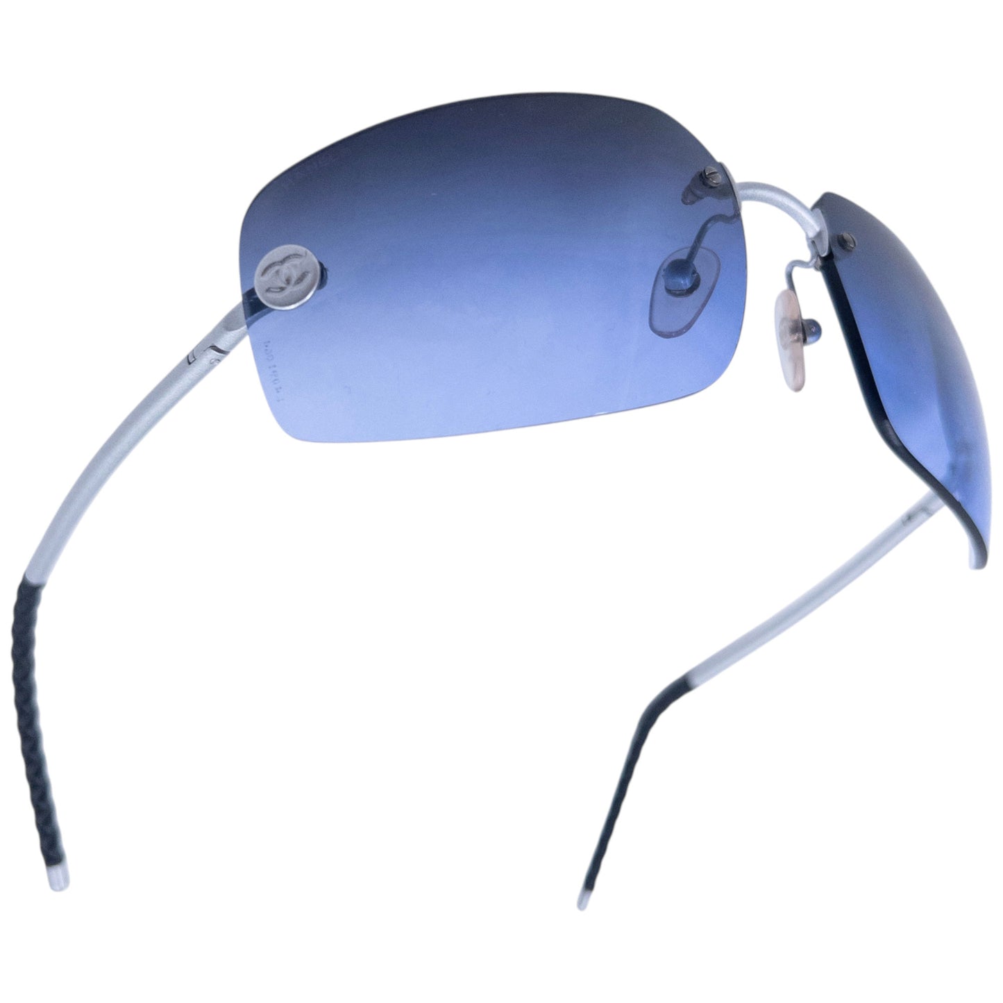 Vintage 2000s Chanel Rimless Sunglasses