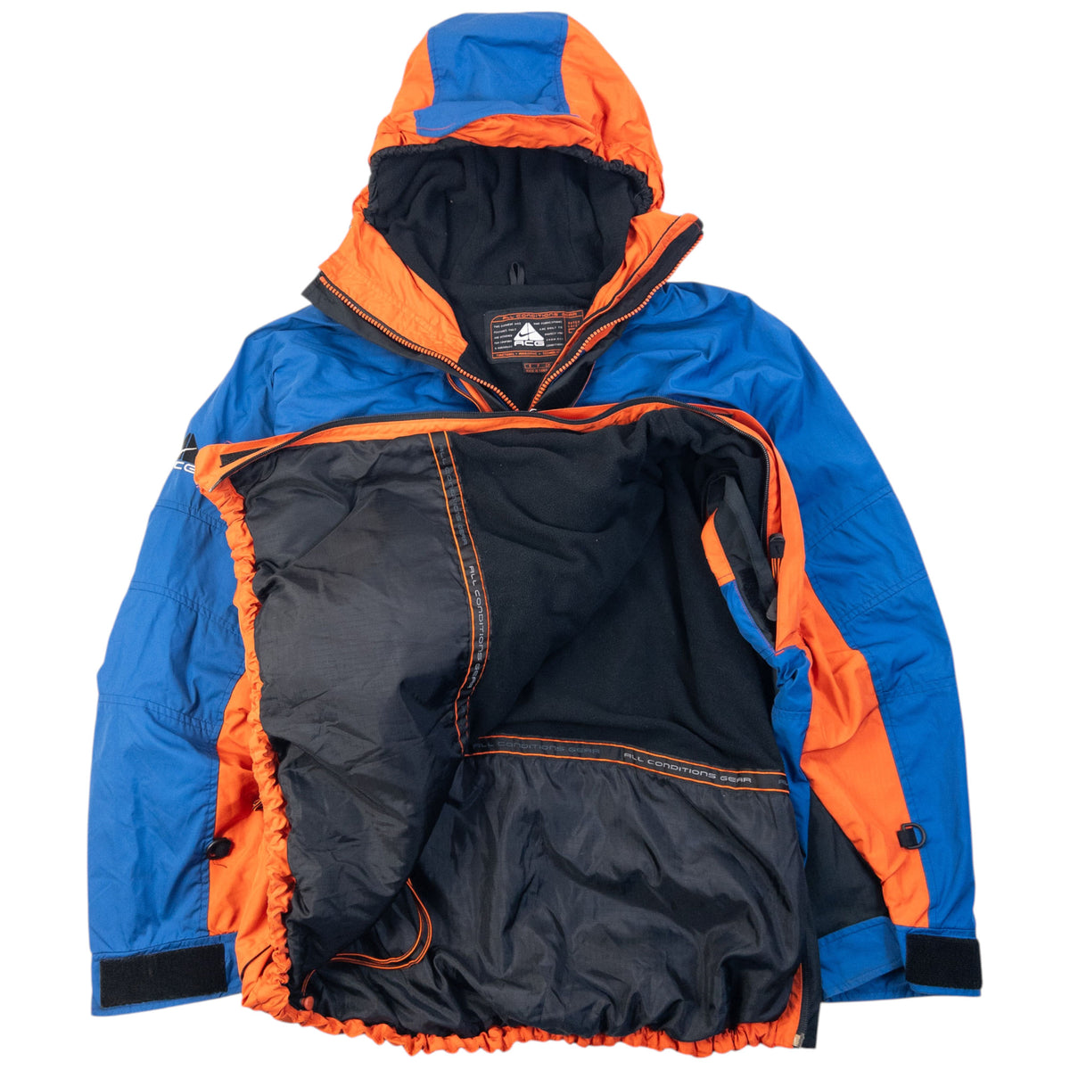 Vintage 2000s Nike ACG Q Zip Waterproof Jacket Size M