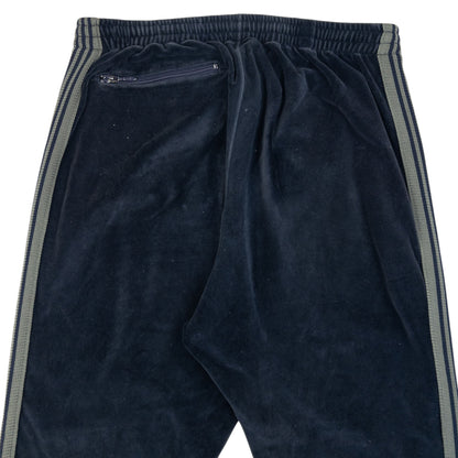 Needles Embroidered Velour Joggers in navy, photo 4
