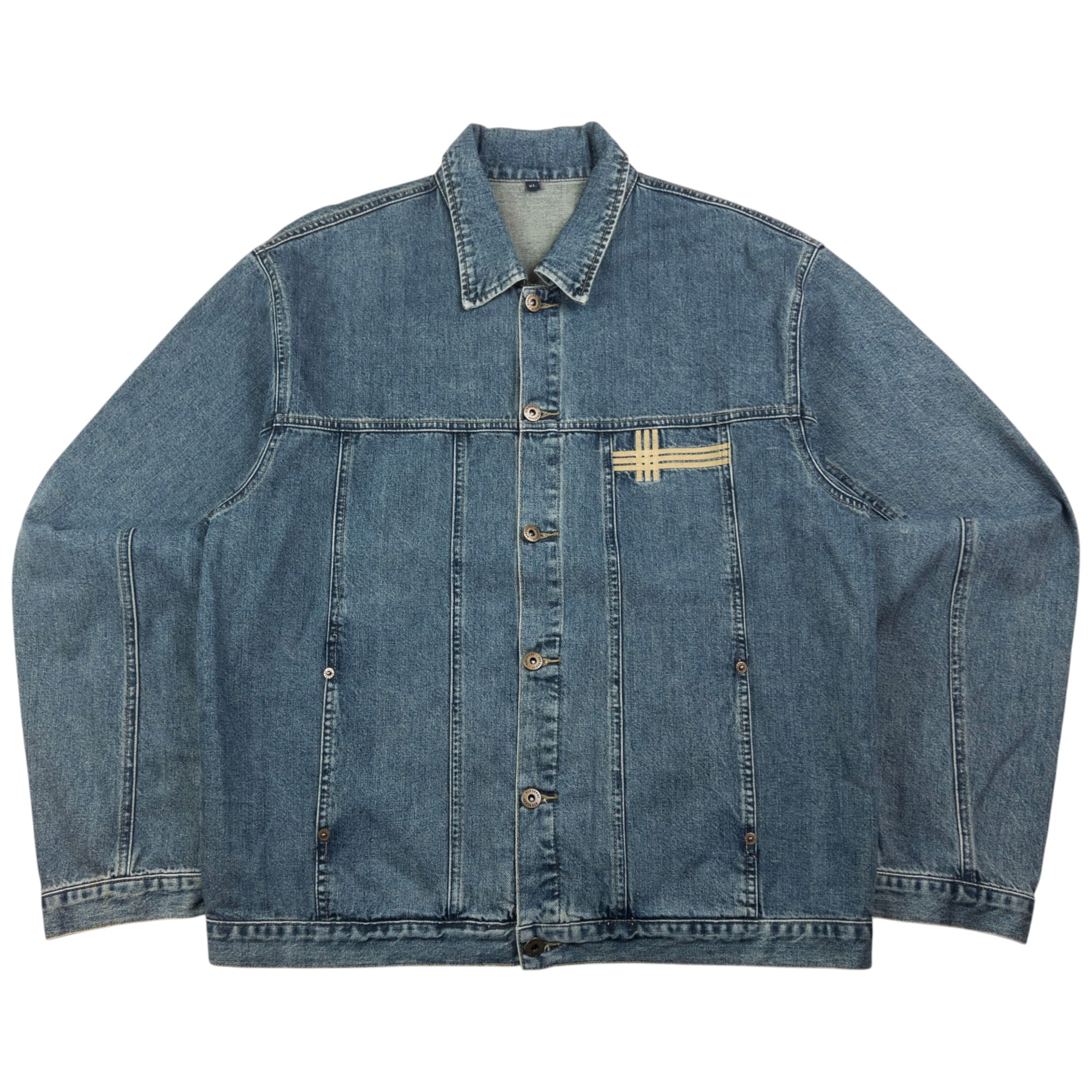 Vintage Burberry Button Up Denim Jacket Size XL
