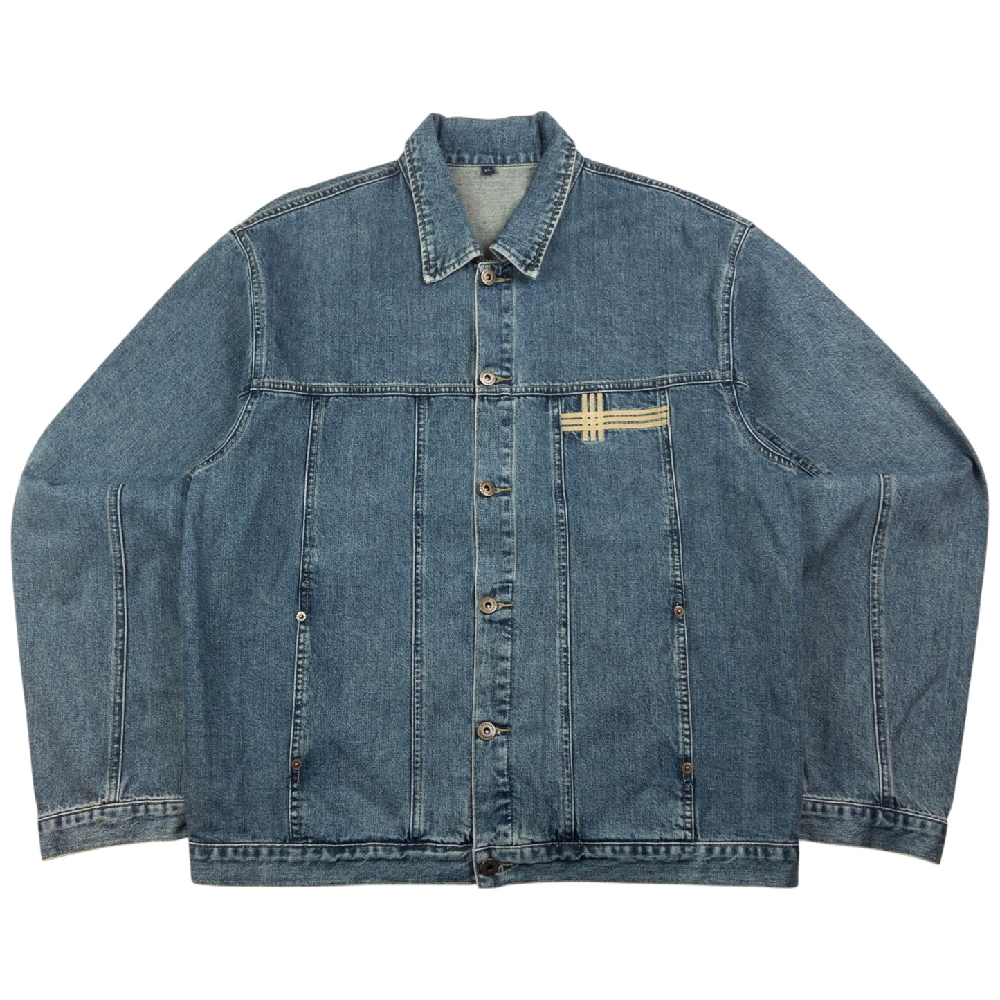 Vintage Burberry Button Up Denim Jacket Size XL