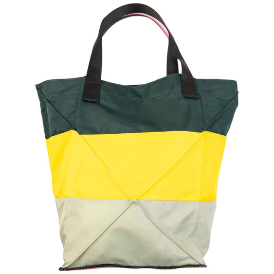 Vintage 2000s Pleats Please By Issey Miyake Packable Tote Handbag