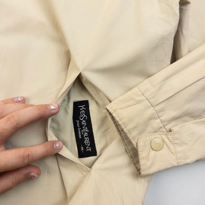 Vintage 90s YSL Yves Saint Laurent Reversible Harrington Jacket Size S