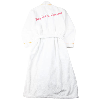 Vintage YSL Yves Saint Laurent Embroidered Dressing Gown Size L