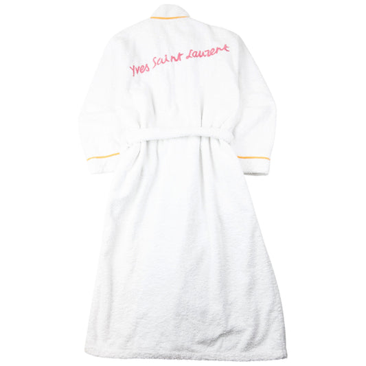 Vintage YSL Yves Saint Laurent Embroidered Dressing Gown Size L