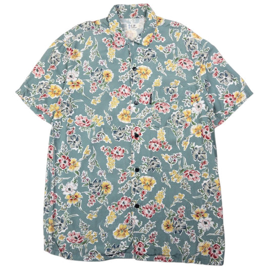 Vintage CP Company Floral Short Sleeve Button Up Shirt Size M