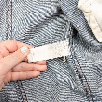 Vintage Armani Jeans Button Up Denim Jacket Size
