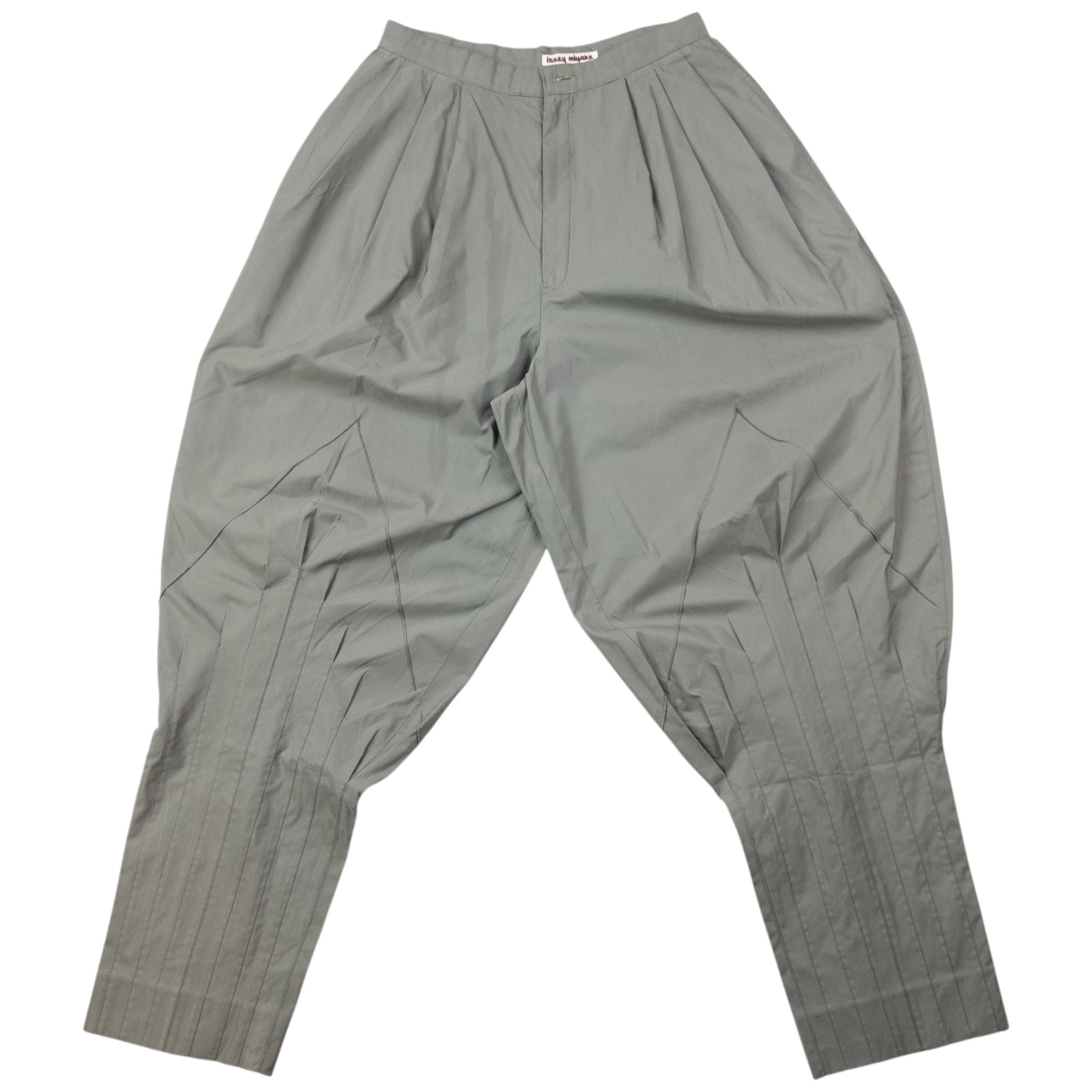 Vintage 80s Issey Miyake Pleated Parachute Trousers Size W25