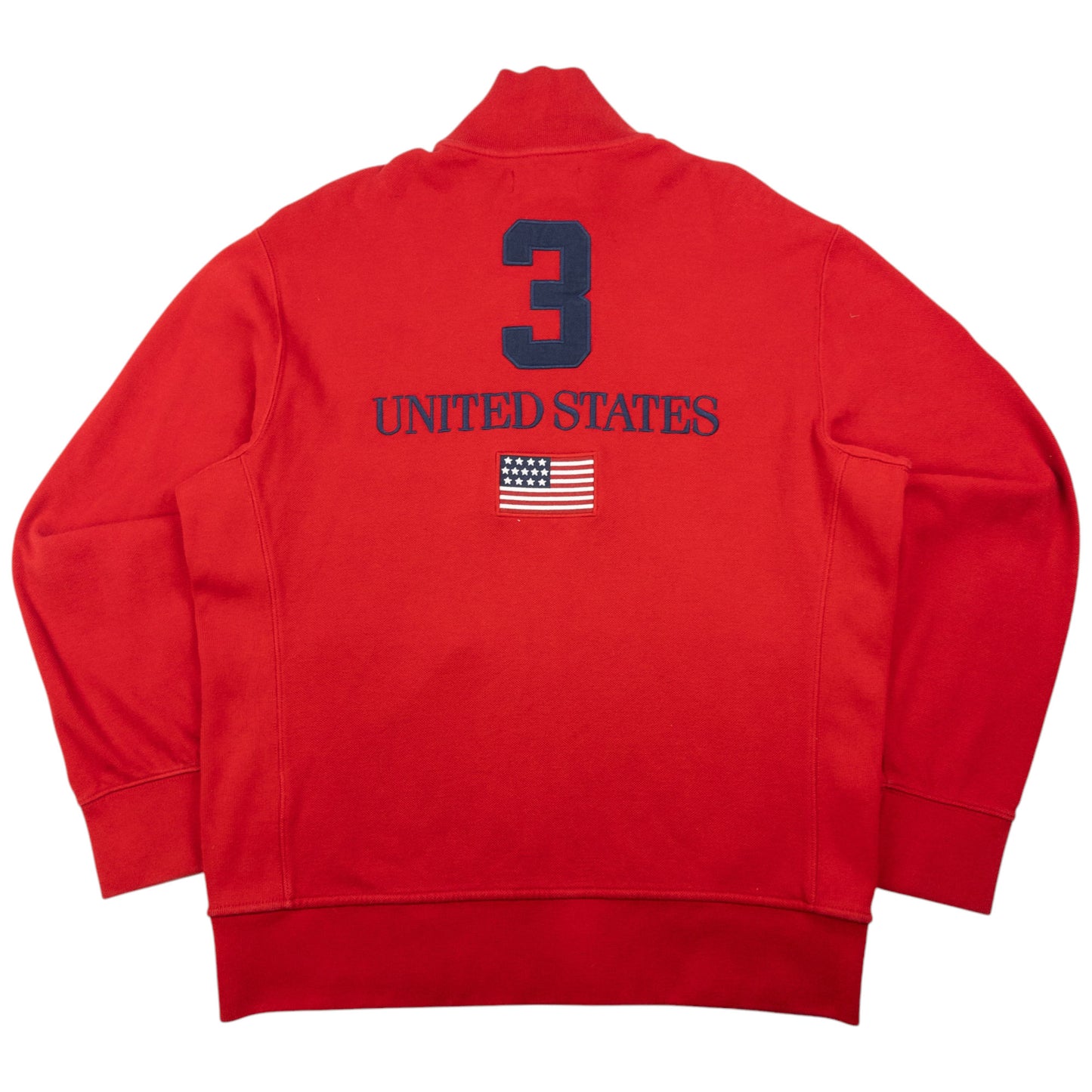 Vintage Polo Ralph Lauren USA Zip Up Sweatshirt Size L