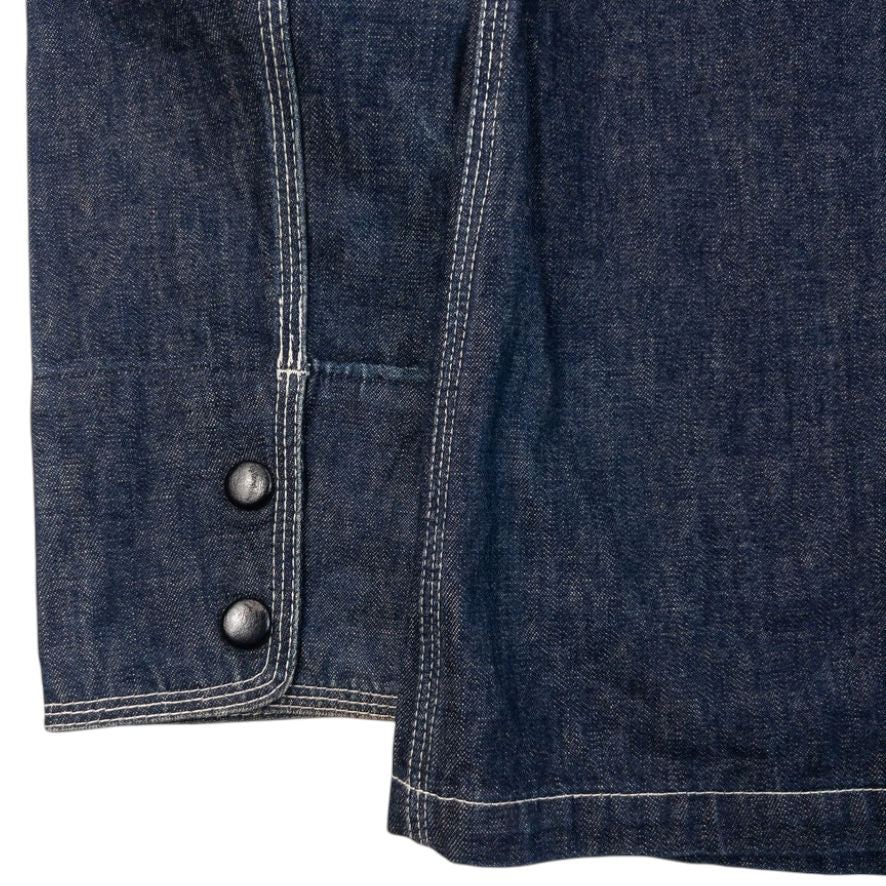 Vintage 2000s PPFM Zip Up Denim Jacket Size S