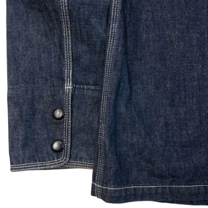 Vintage 2000s PPFM Zip Up Denim Jacket Size S