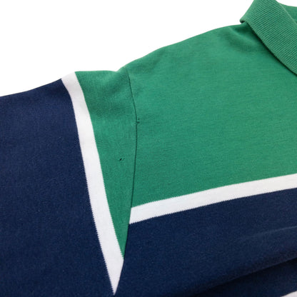 Vintage 90s Polo Ralph Lauren Striped Long Sleeve Polo Shirt Size XL