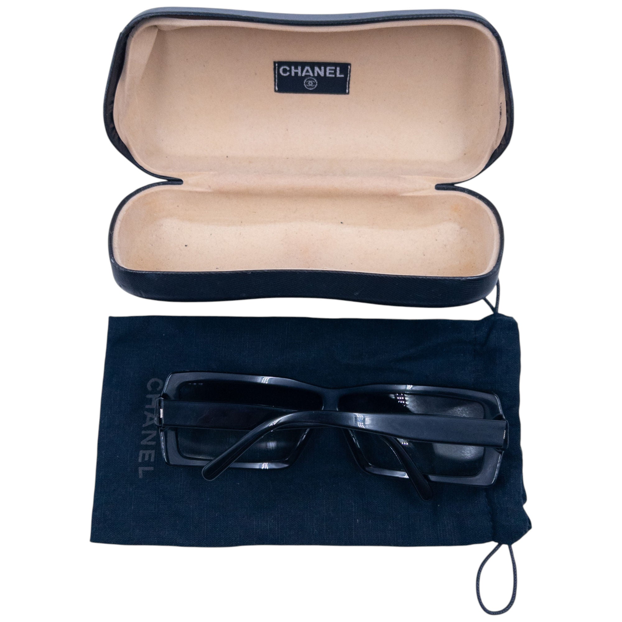 Vintage Chanel Layered Frame Sunglasses