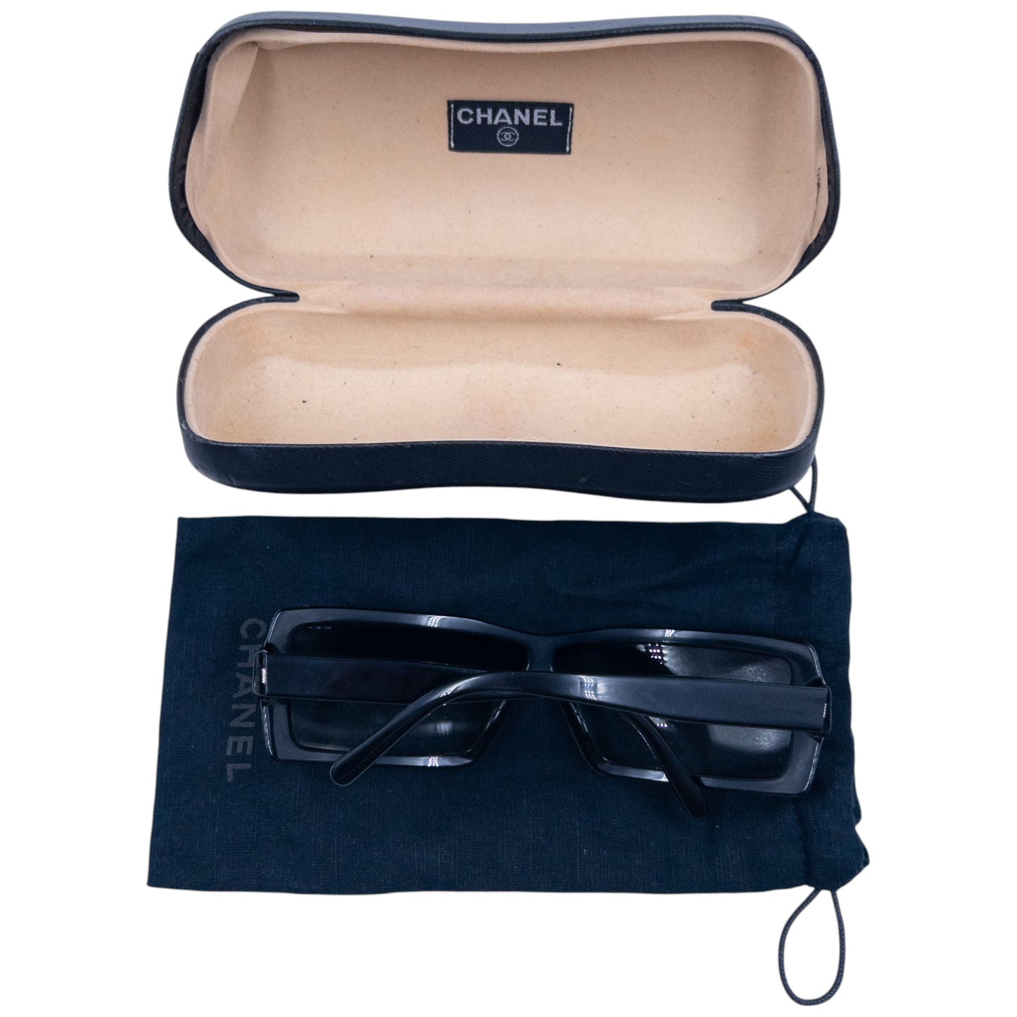 Vintage Chanel Layered Frame Sunglasses