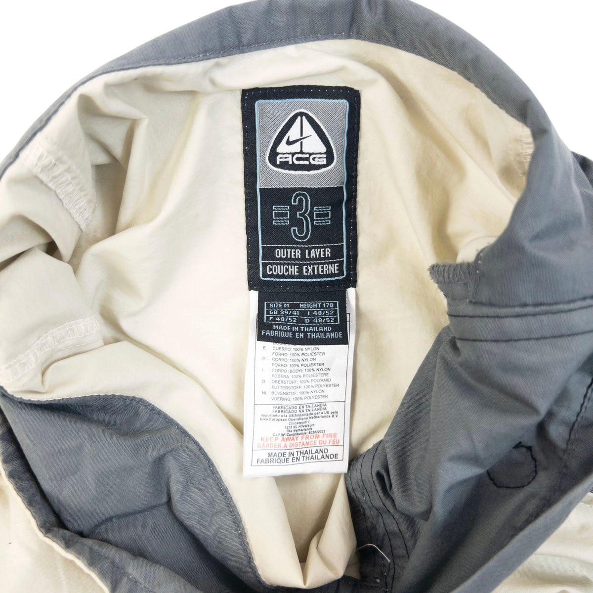 Vintage 2000s Nike ACG Asymmetric Kayak Q Zip Jacket Size M