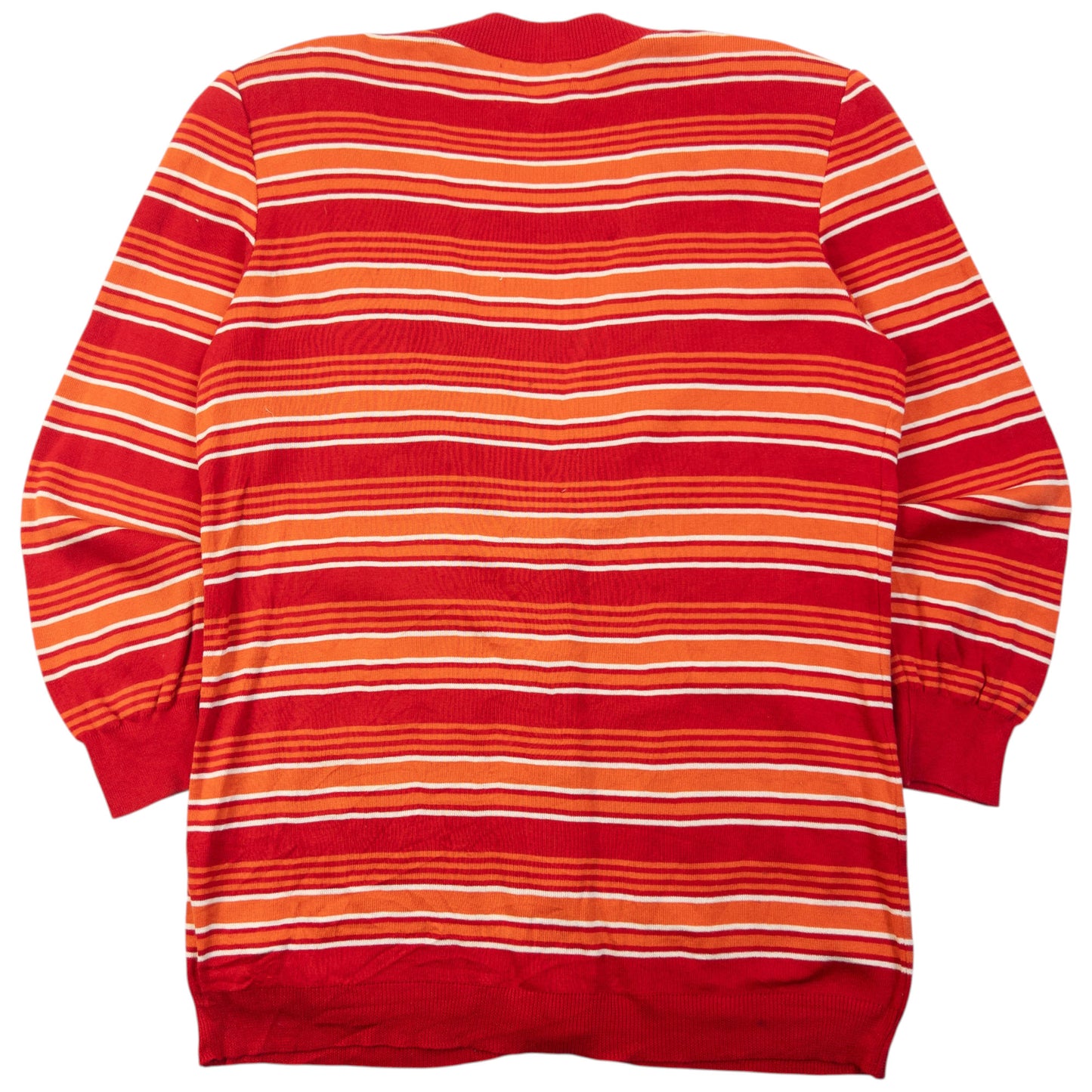 Vintage 80s YSL Yves Saint Laurent Striped Cardigan Womens Size M