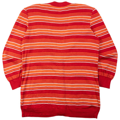 Vintage 80s YSL Yves Saint Laurent Striped Cardigan Womens Size M