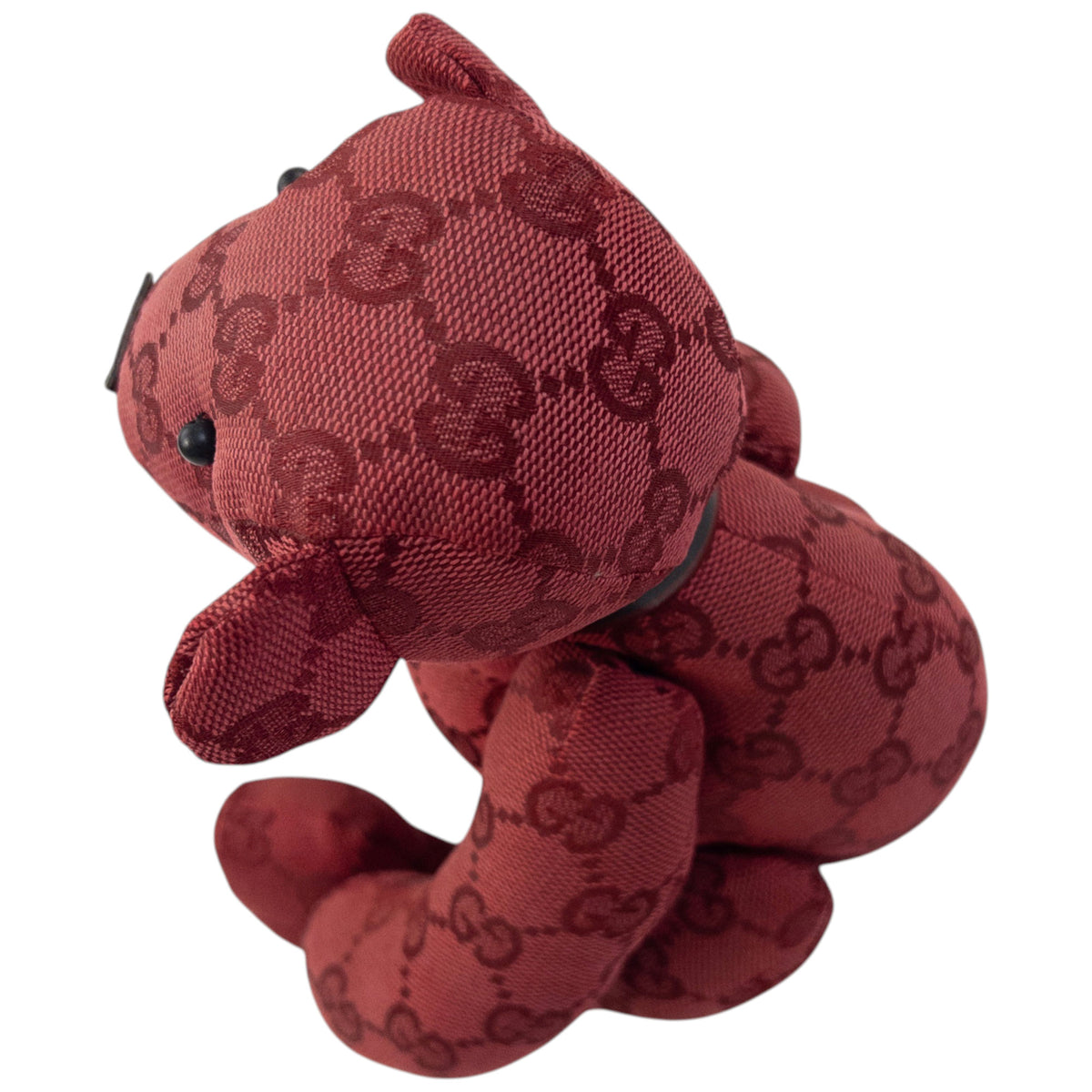 Vintage 2000s Gucci Monogram Dog Teddy Bear