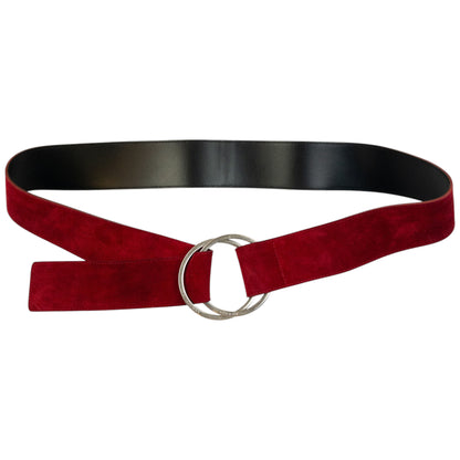 Vintage 2000s Burberry Suede Leather Belt Size XL