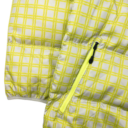 Vintage Nike Checkered Zip Up Puffer Jacket Size M