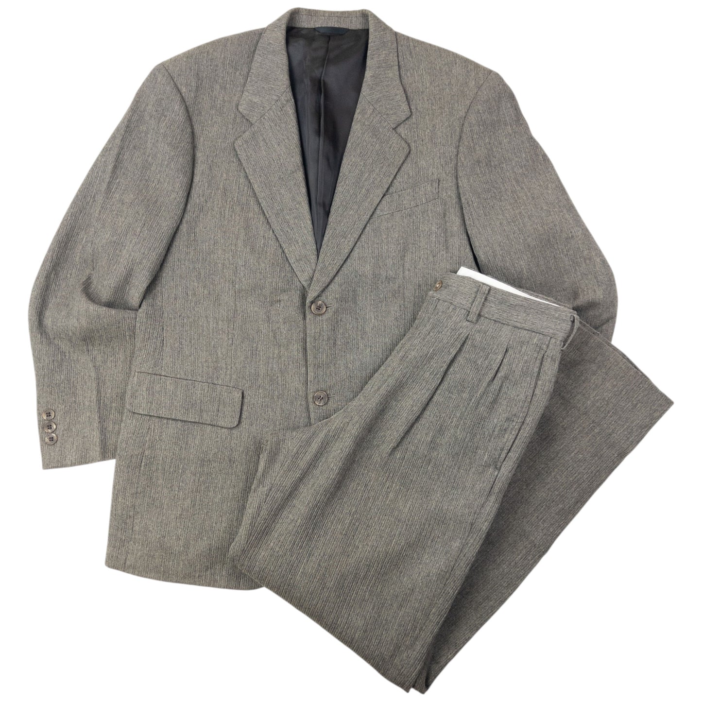 Vintage 90s Yohji Yamamoto D'Urban A.A.R Wool Jacket & Trousers Suit Set Size S
