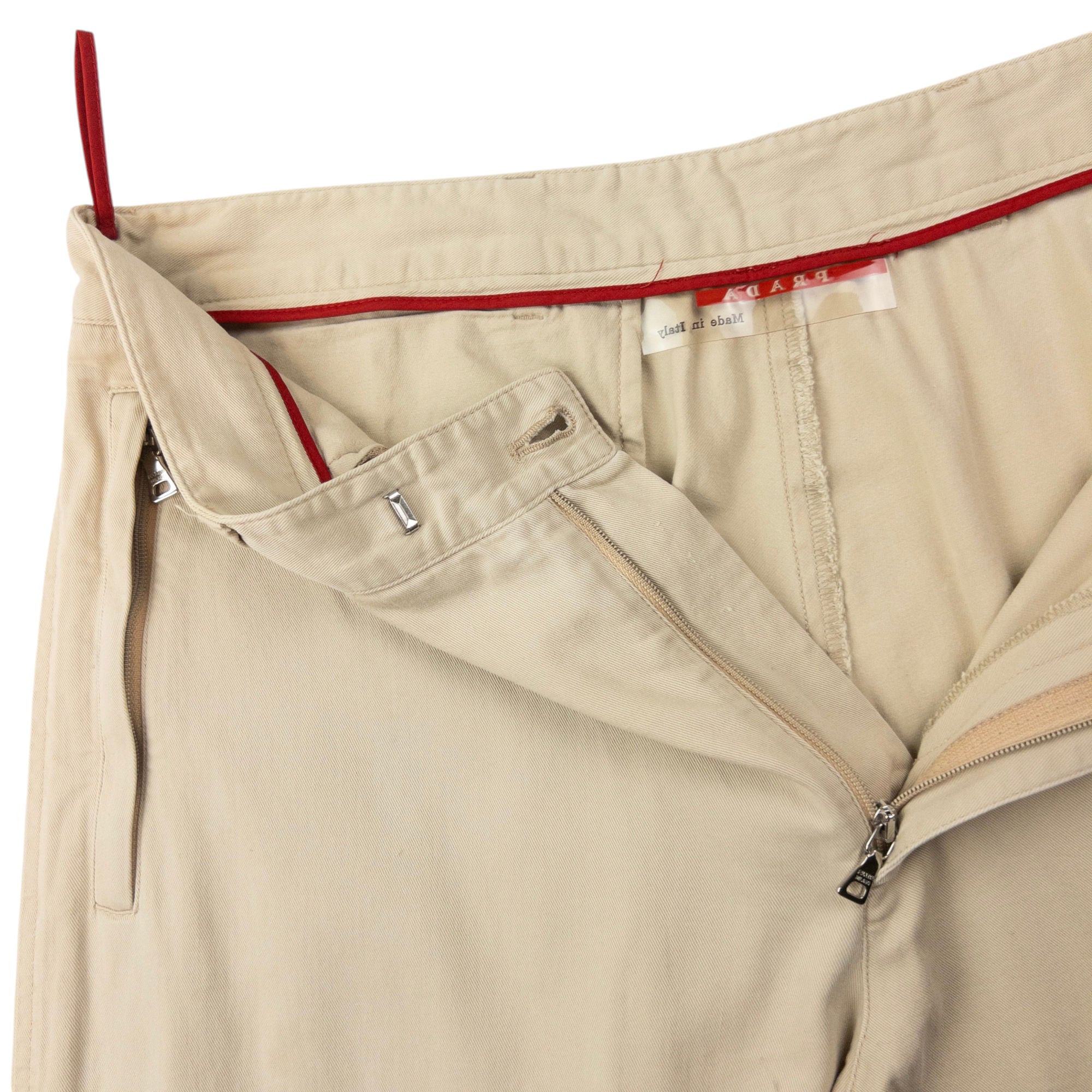 Vintage Prada Sport Zip Cuff Trousers Size W31