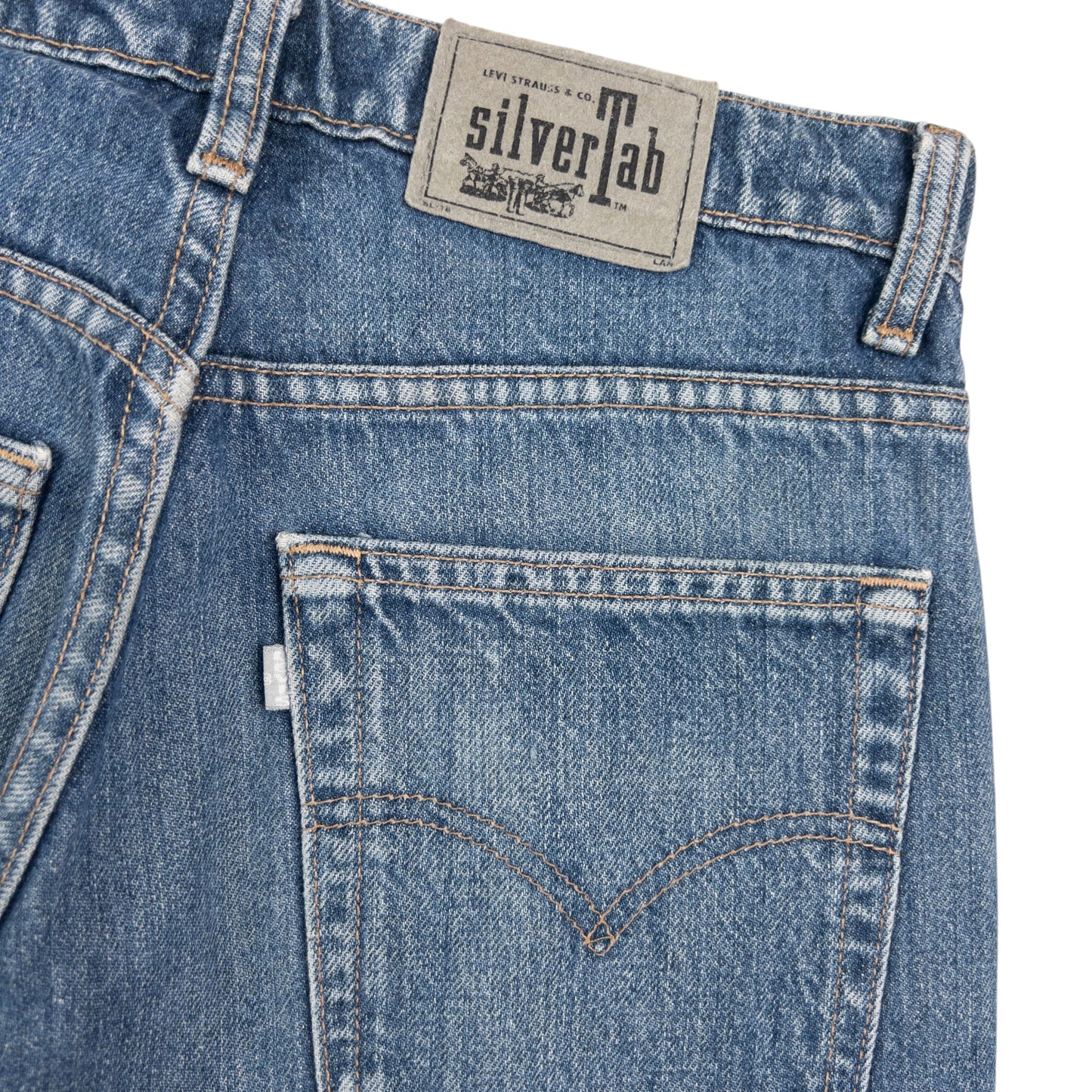Vintage Levi's Silver Tab Buster Denim Jeans Size W30