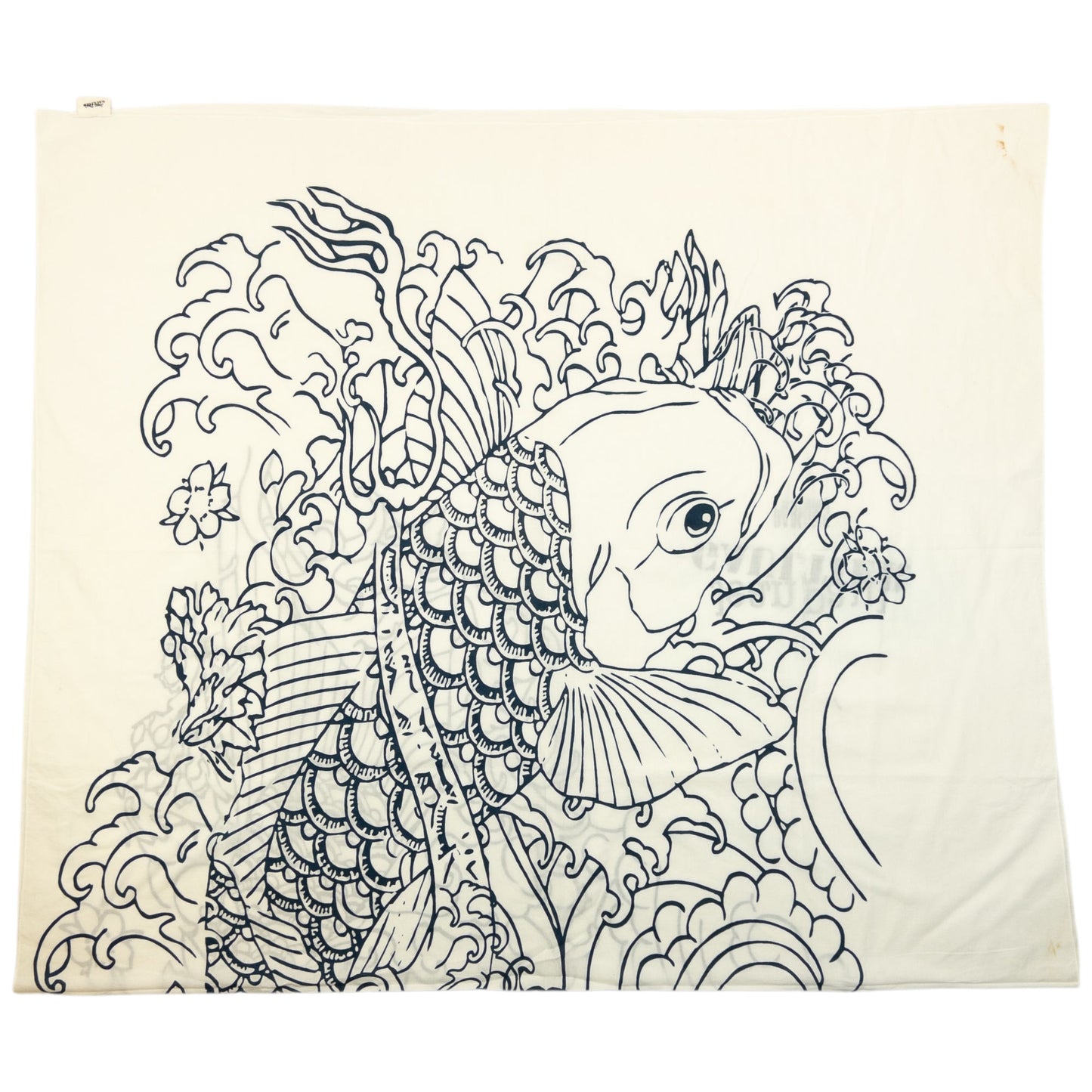 Vintage 2000s Jean Paul Gaultier Koi Fish Scarf