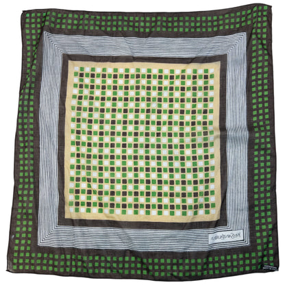 Vintage 90s YSL Yves Saint Laurent Pattern Scarf