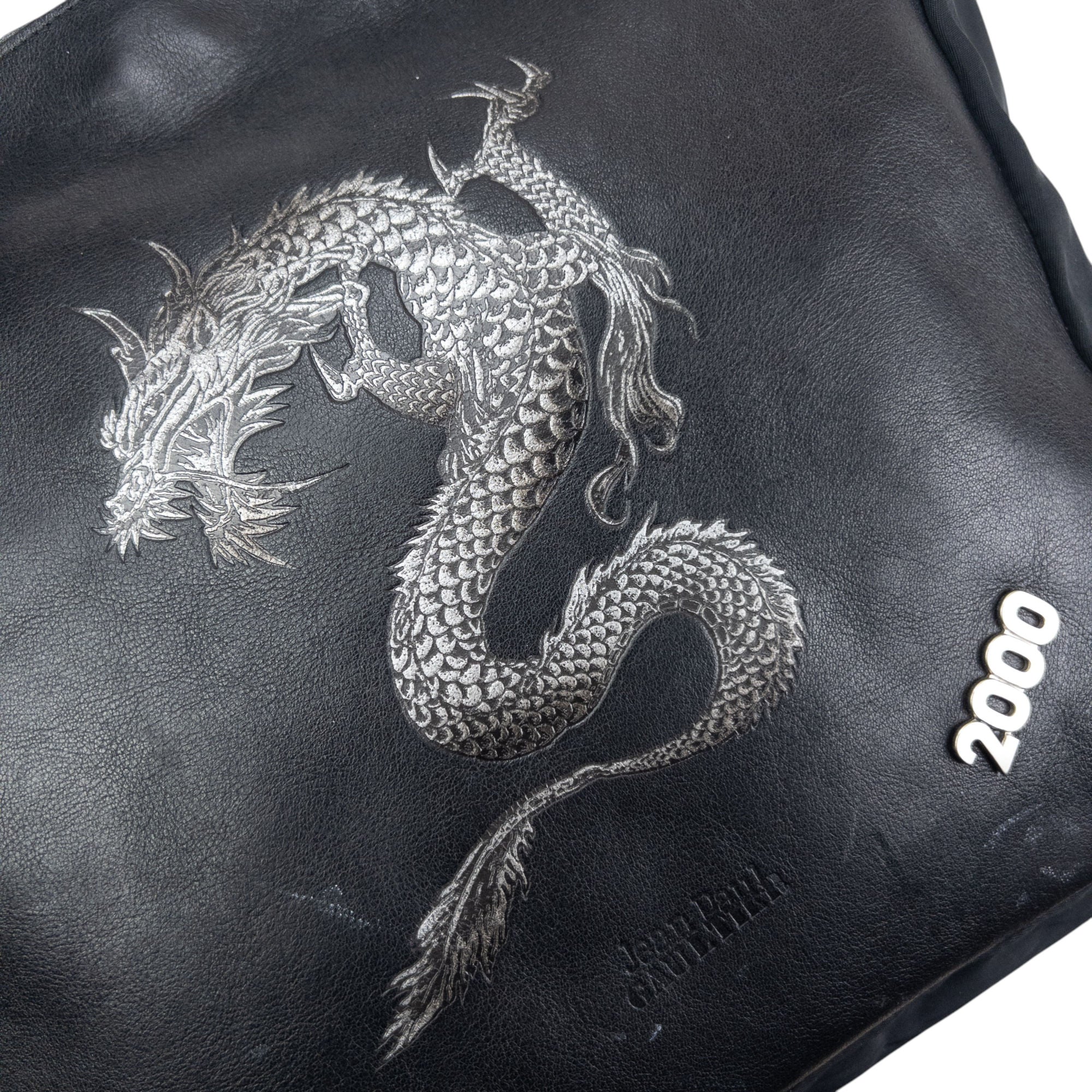 Vintage 2000 Jean Paul Gaultier Dragon Leather Shoulder Bag