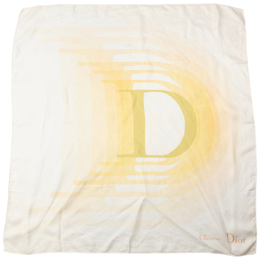 Vintage 2000s Dior Gradient Silk Scarf