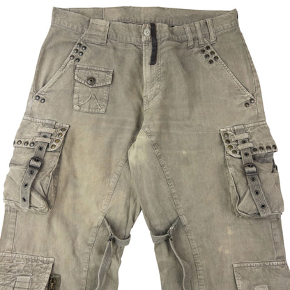 Vintage 2000s PPFM Buckle Cargo Trousers Size W33